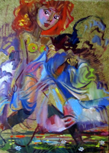Painting titled "=без названия-0019=" by Vladimir Cheremnykh, Original Artwork, Oil
