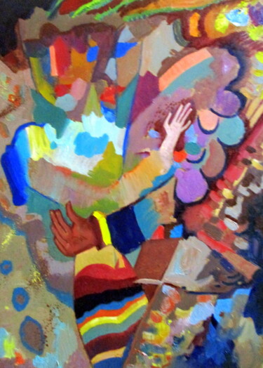 Картина под названием "=вместе навсегда=" - Владимир Черемных, Подлинное произведение искусства, Масло
