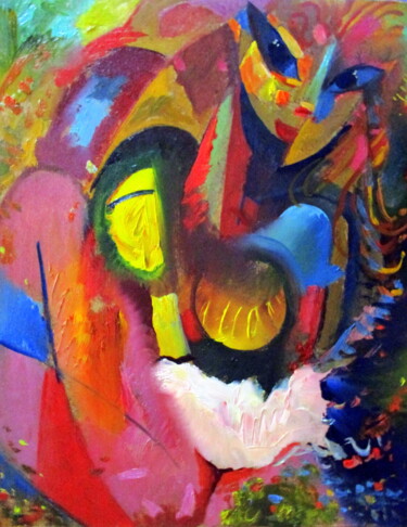 Картина под названием "надежда должна быть…" - Владимир Черемных, Подлинное произведение искусства, Масло