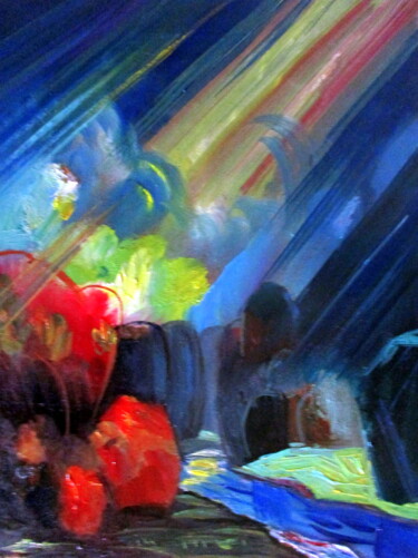 Картина под названием "=свет=0034=24х30" - Владимир Черемных, Подлинное произведение искусства, Масло
