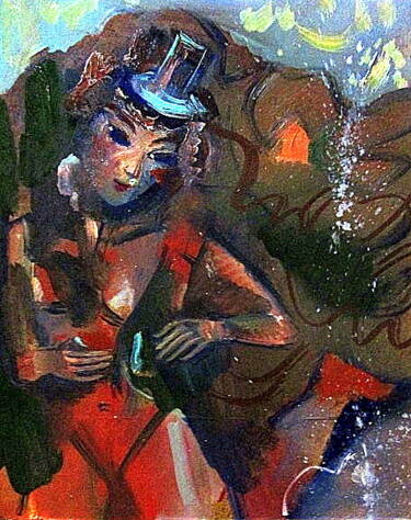 Картина под названием "=без названия-004=2…" - Владимир Черемных, Подлинное произведение искусства, Масло