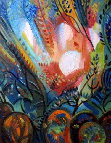 Картина под названием "=серия-вечерние мел…" - Владимир Черемных, Подлинное произведение искусства, Масло