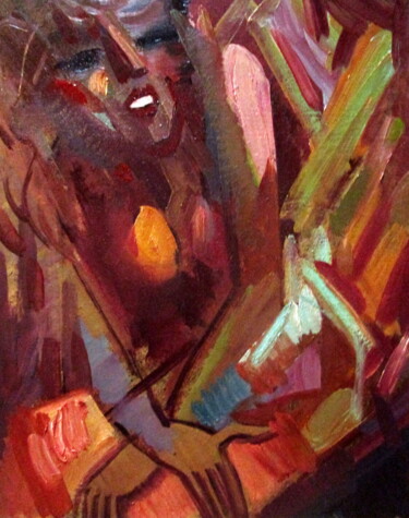 Картина под названием "=рождение эротики=" - Владимир Черемных, Подлинное произведение искусства, Масло