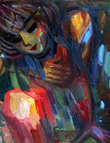 Картина под названием "=без названия-0018=" - Владимир Черемных, Подлинное произведение искусства, Масло