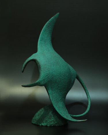 Sculpture intitulée "Манта" par Volodymyr Mykytenko, Œuvre d'art originale, Bronze