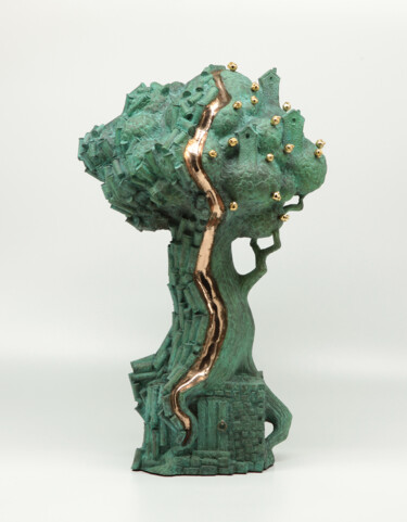 Скульптура под названием "Tree of Life" - Volodymyr Mykytenko, Подлинное произведение искусства, Бронза