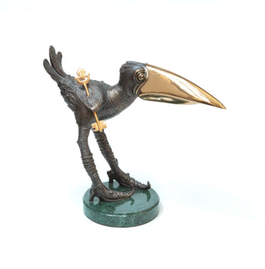 雕塑 标题为“The Bird of Happine…” 由Volodymyr Mykytenko, 原创艺术品, 青铜