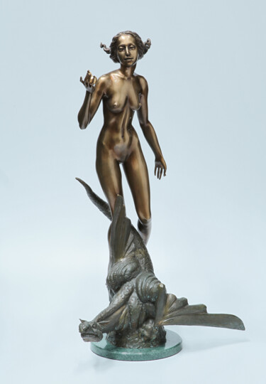 Escultura titulada "Eve" por Volodymyr Mykytenko, Obra de arte original, Bronce