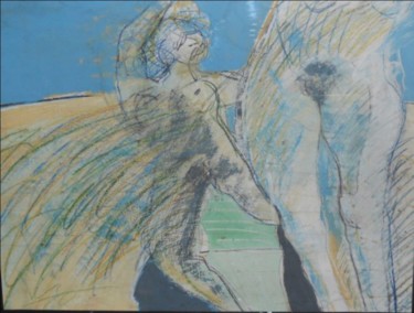 Pintura titulada ""Naked"" por Von-Gunten, Obra de arte original