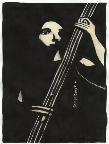 Zeichnungen mit dem Titel "Jazz Mass-Man Contr…" von E.R.Bess, Original-Kunstwerk
