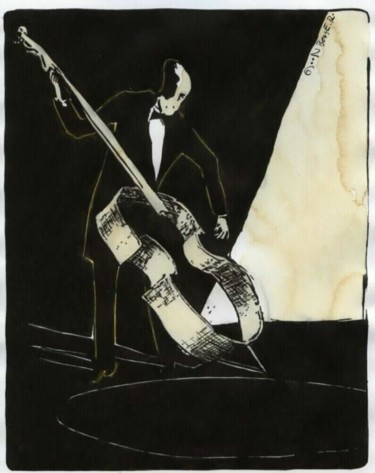 Zeichnungen mit dem Titel "Jazz bevore Sunrise…" von E.R.Bess, Original-Kunstwerk