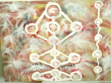 Peinture intitulée "arbre-de-vie.jpg" par Andréa, Œuvre d'art originale, Huile