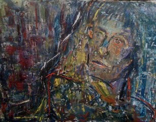 Painting titled "Vera" by Katrin Voschinskaya, Original Artwork