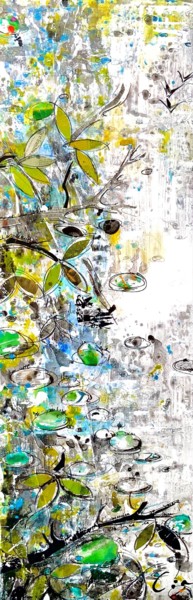 Complicité Aquatique N°2 Peinture intitulée "Complicité Aquatiqu…" par Isabelle Vougny (Via), Œuvre d'art originale, Acrylique