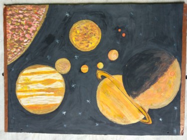 Painting titled "галактика" by Vovs Melnik, Original Artwork