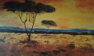 Peinture intitulée "AFRICA" par Nicole Moretti, Œuvre d'art originale