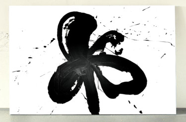 Black 149 x Malerei mit dem Titel "Black 149 x" von Viktoriia Dmytriv, Original-Kunstwerk, Acryl
