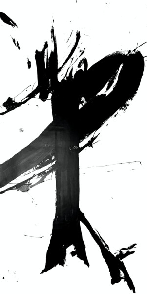 Black 156x Peinture intitulée "Black 156x" par Viktoriia Dmytriv, Œuvre d'art originale, Acrylique