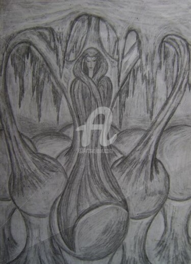Drawing titled "Эскиз 3" by Artvredina, Original Artwork