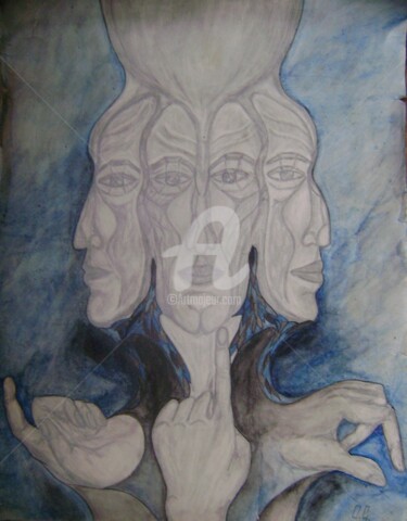Drawing titled "Идол" by Artvredina, Original Artwork, Other