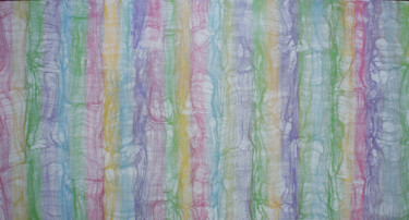 Collagen mit dem Titel "Aquarela.jpg" von Vanessa Rodrigues, Original-Kunstwerk, Textilien