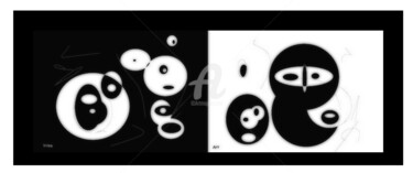 Arte digitale intitolato "Yin Yang" da Vrineart, Opera d'arte originale, Pittura digitale