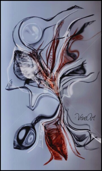 Digital Arts titled "Ovnis" by Vrineart, Original Artwork