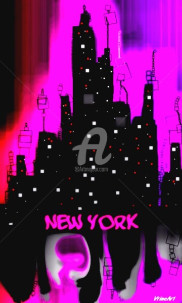 Digital Arts titled "NY" by Vrineart, Original Artwork