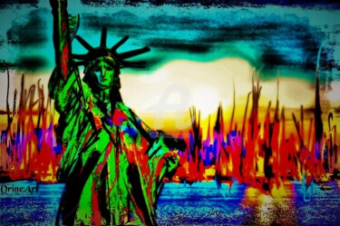 Digitale Kunst mit dem Titel "Liberty" von Vrineart, Original-Kunstwerk