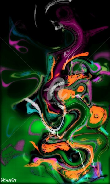 Digital Arts titled "En surface" by Vrineart, Original Artwork