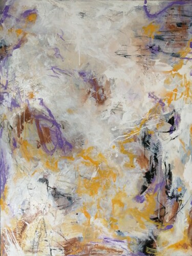 Картина под названием "Amor 2" - Valerie Salem, Подлинное произведение искусства, Акрил Установлен на Деревянная рама для но…