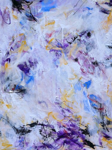 Картина под названием "Le printemps" - Valerie Salem, Подлинное произведение искусства, Акрил Установлен на Деревянная рама…