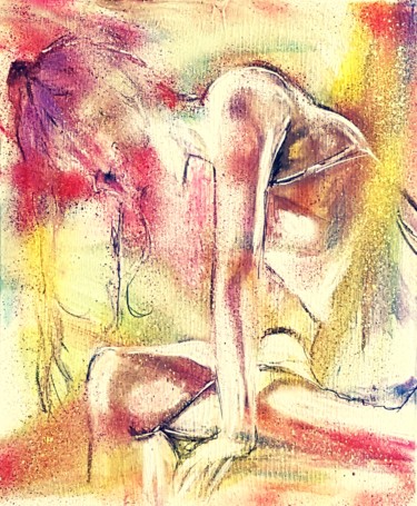 Peinture intitulée "Psychédélique" par Véroniq'S, Œuvre d'art originale, Acrylique