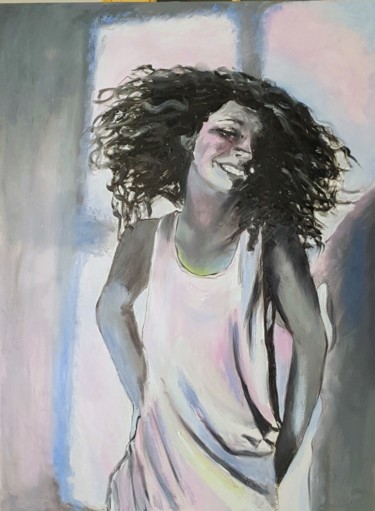 Peinture intitulée "Allez on danse" par Véroniq'S, Œuvre d'art originale, Huile