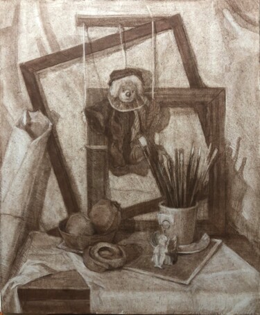 Disegno intitolato "Home Decor Art Stil…" da Vsevolod Chistiakov, Opera d'arte originale, Pastello