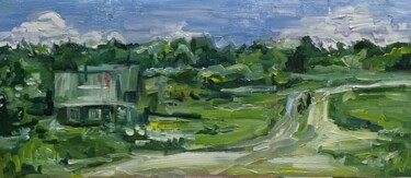 Peinture intitulée "Oil Painting Landsc…" par Vsevolod Chistiakov, Œuvre d'art originale, Huile