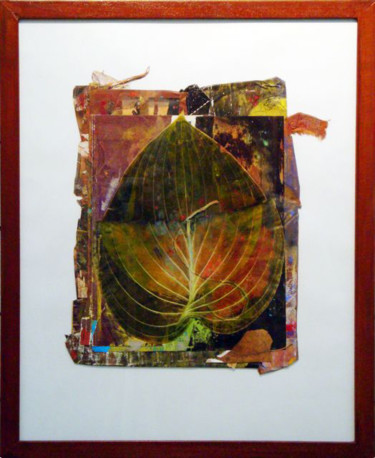 Collages intitulée "Végétal madalas n°3" par Vincent Sfg, Œuvre d'art originale, Collages