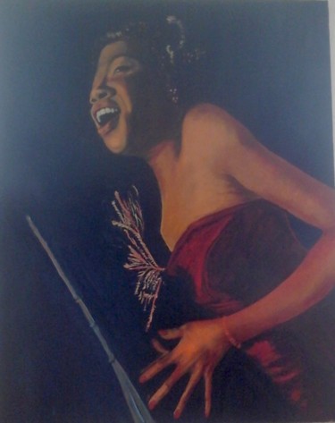 Painting titled "sarah.jpeg" by Viviane Fasel, Original Artwork, Oil