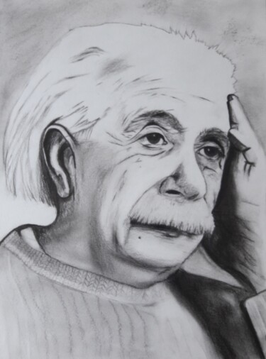 Dibujo titulada "Albert" por Vsp, Obra de arte original, Grafito
