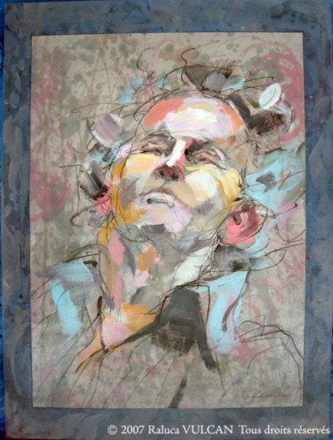Peinture intitulée "Joel Reveur" par Raluca Vulcan, Œuvre d'art originale