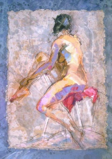 Painting titled "Ines 2" by Raluca Vulcan, Original Artwork