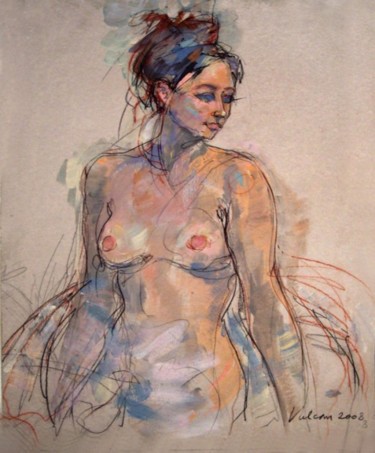 Painting titled "Marjorie 4" by Raluca Vulcan, Original Artwork