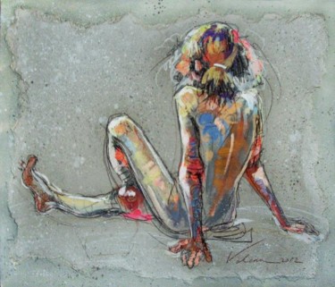 Painting titled "LUKIANA" by Raluca Vulcan, Original Artwork