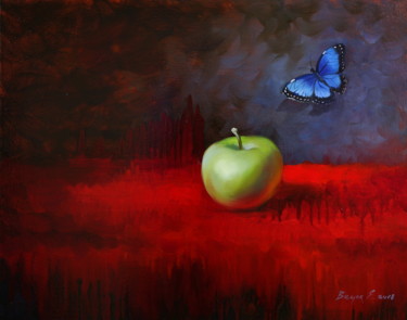 Pintura titulada ""A guest"" por Elena And Gennady Vylusk (Goshiki), Obra de arte original, Oleo