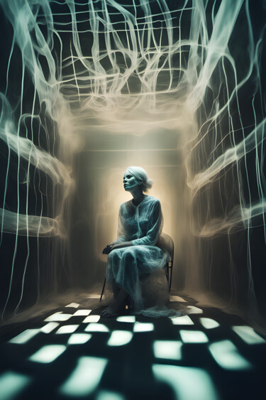 Arts numériques intitulée "Cell" par Elena Vybiranets, Œuvre d'art originale, Image générée par l'IA