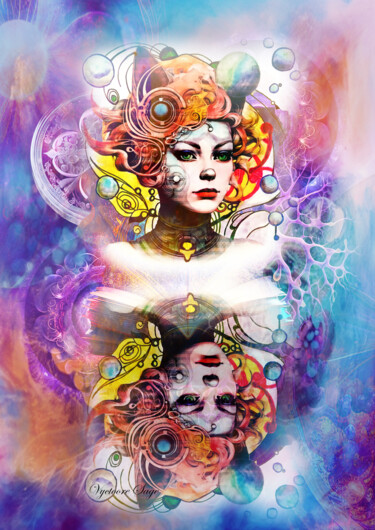 Цифровое искусство под названием "Catwoman" - Vyctoire Sage, Подлинное произведение искусства, Графит