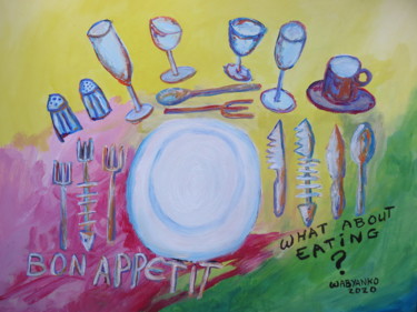 Pintura titulada "Bon Appétit" por Wabyanko, Obra de arte original, Acrílico