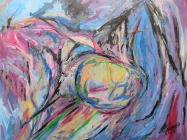 Pittura intitolato "Mental Health Fallo…" da Wabyanko, Opera d'arte originale, Acrilico
