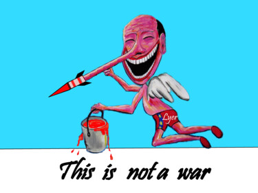 Ζωγραφική με τίτλο "This is not a war .…" από Wabyanko, Αυθεντικά έργα τέχνης, Ψηφιακή ζωγραφική
