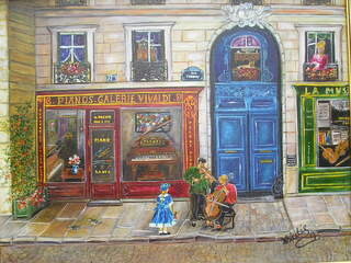 Peinture intitulée "Rue Fondary" par Wadislava Dedoncker (Wadis), Œuvre d'art originale